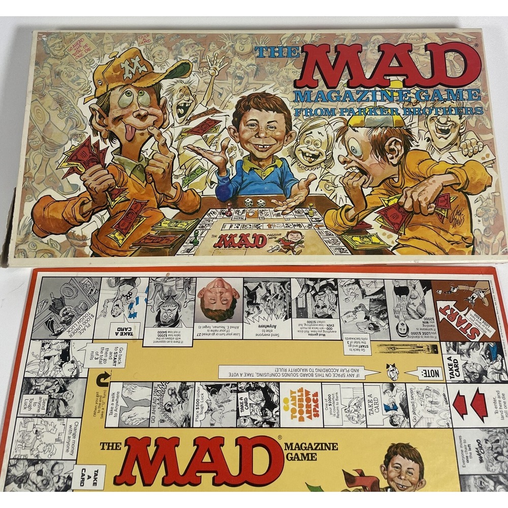 Vintage 1979 "The MAD Magazine Board Game" by Parker Brothers